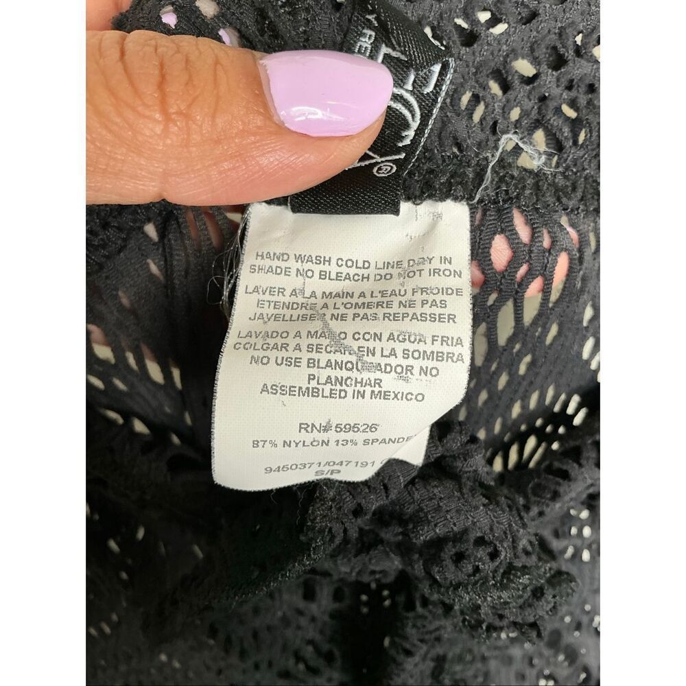 Becca Amore Lace Swim Cover Up Pants | Black in Small - Picture 6 of 6